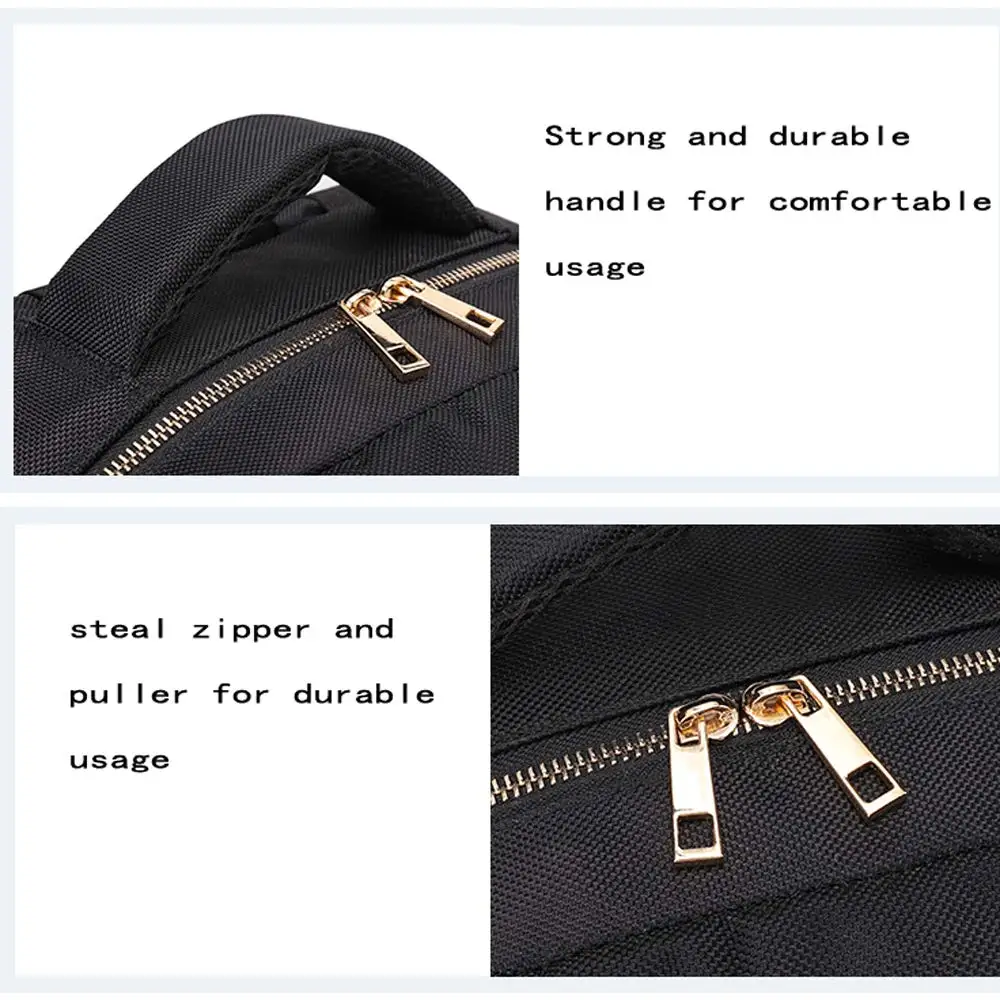 Barber Supplies Rucksack Tragbare Clippers Organizer Friseur Werkzeuge Tasche Große Kapazität Reisetasche Salon Lagerung Schultern Tasche – Detail 5