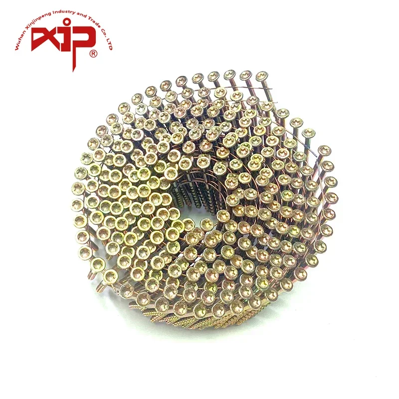 64mm Wire Screws Nails Chipboard Screws Torx  Coil Siding Nails Rod Carpentry for Fixed Pallet Roof Floor Woodworking