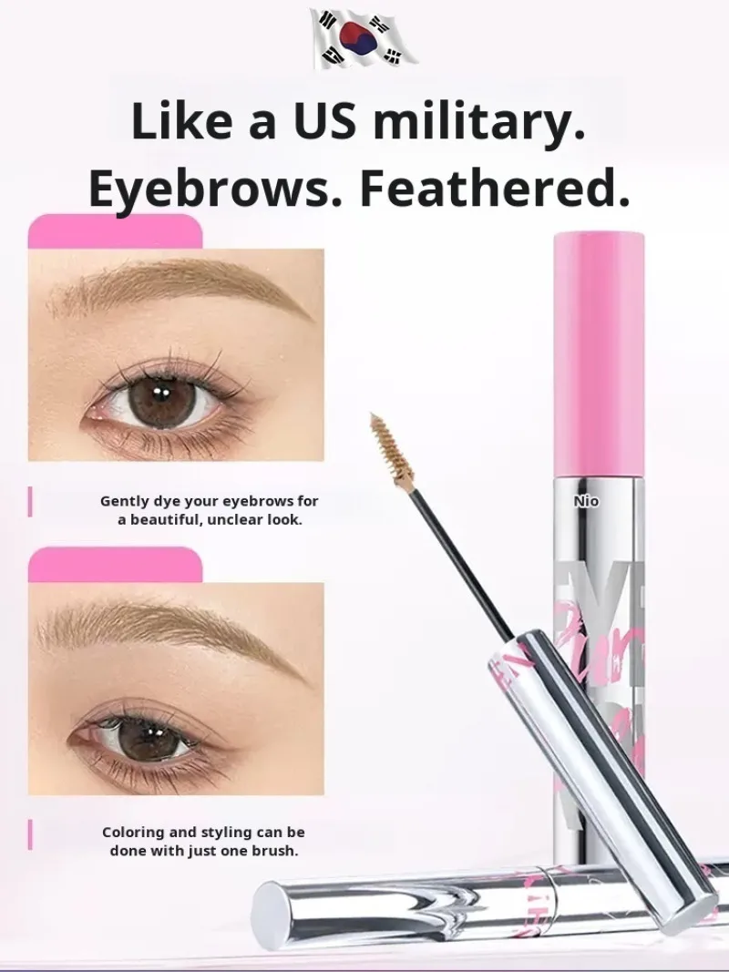 EyebloggCream-Teinture liquide imperméable pour sourcils sauvages, embaudurable, résistant à la transpiration, rehausseur de maquillage, cosmétiques, marron naturel