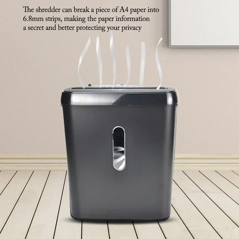 

New Upgrade S616B/S610 Strip Paper Cutting Office Household Electric Shredder Portable Silent Office Paper Document Shredder Cut