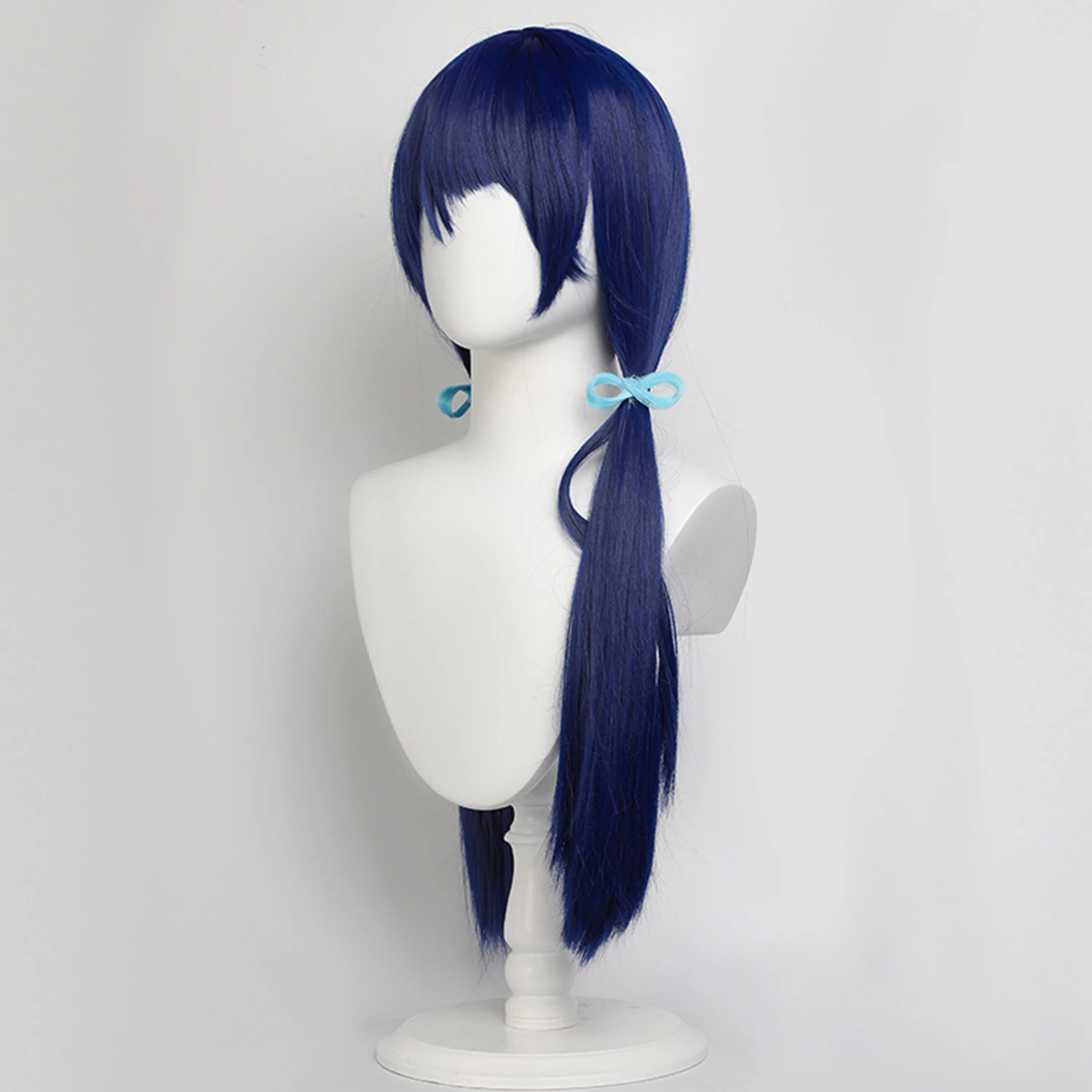 شعر مستعار تأثيري مورانو ساياكا 75cm مستقيم شعر مستعار أنيمي فتاة الحب لايف! نجم النجوم! شعر مستعار ذيل حصان مزدوج شعر مستعار اصطناعي أرجواني مع غرة
