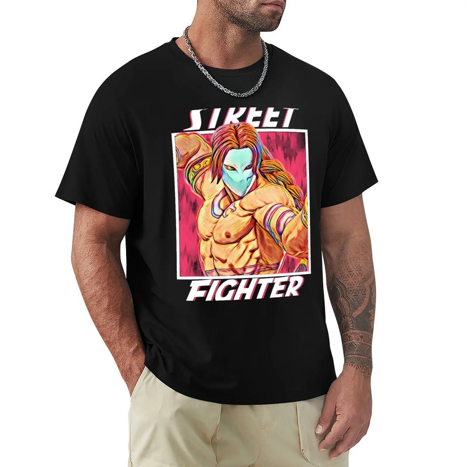 

Street Fighter – Vega T-Shirt vintage clothes korean fashion blanks sweat mens clothes