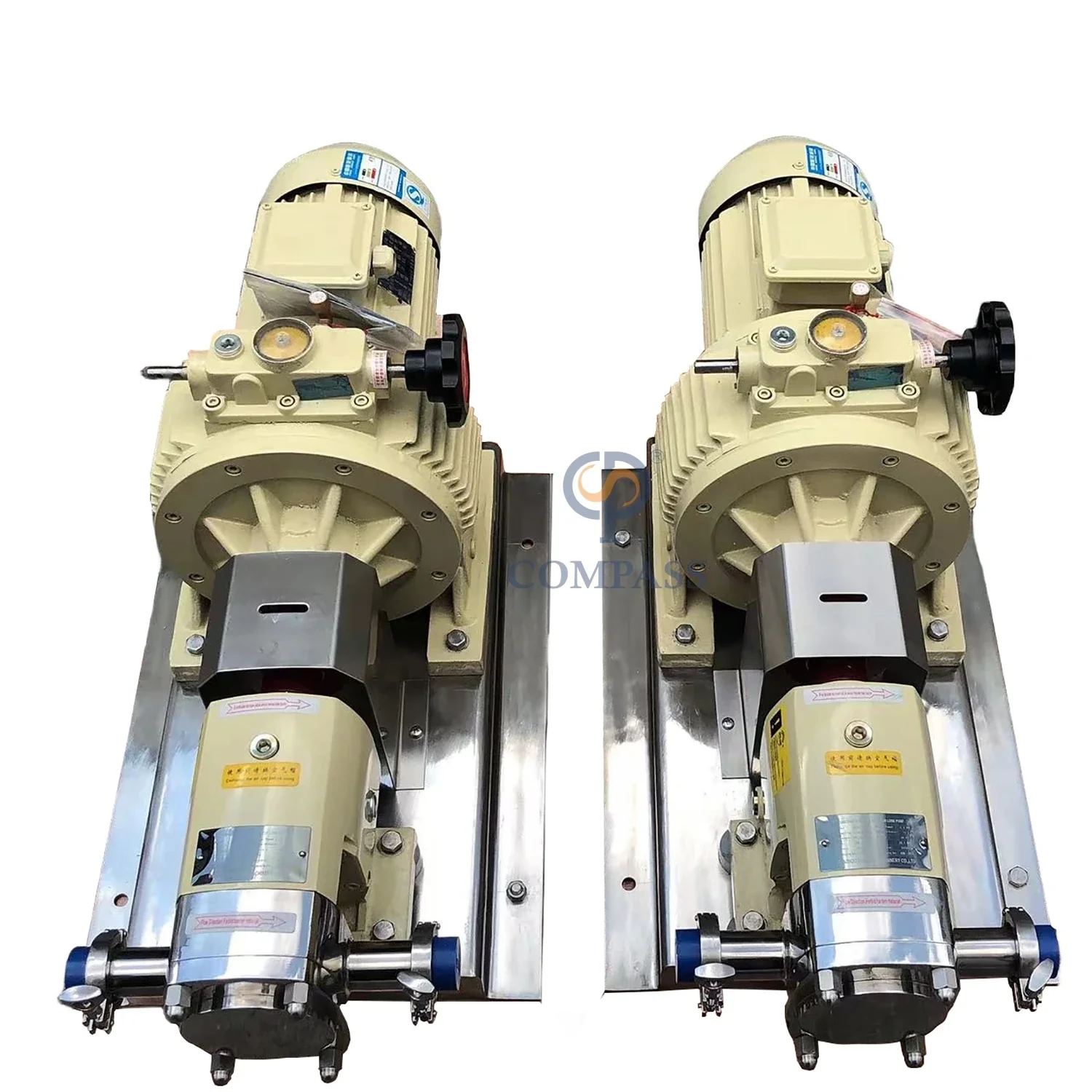 Zb3a-200 22kw 30HP Food Grade Sanitary Grade Hygienic AISI304 Chemical Industry Rotor Transport Polymer Pump with Heating Jacket