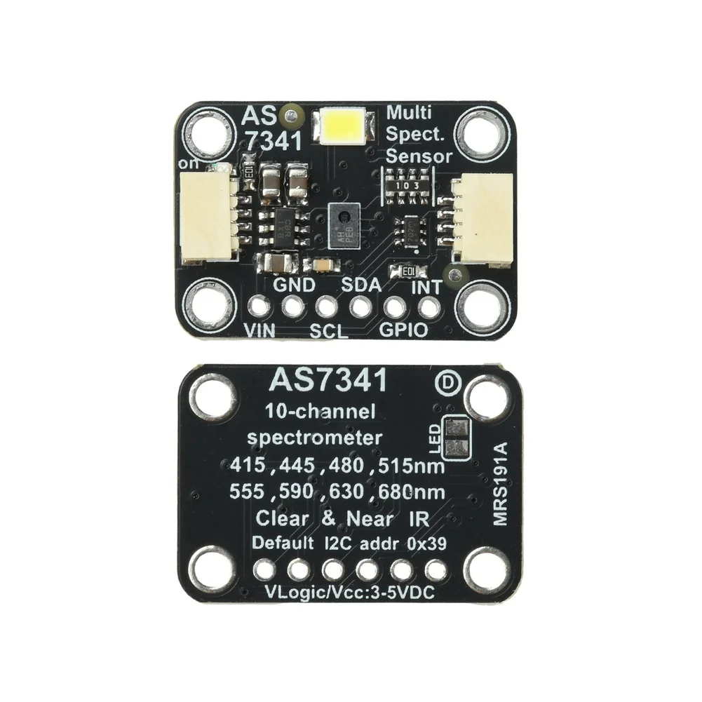 AS7341 Light Spectral Sensor with I2C for For stemma QT For qwiic 415nm to 680nm 8 Visible 1 NIR 1 Clear 1 Flicker