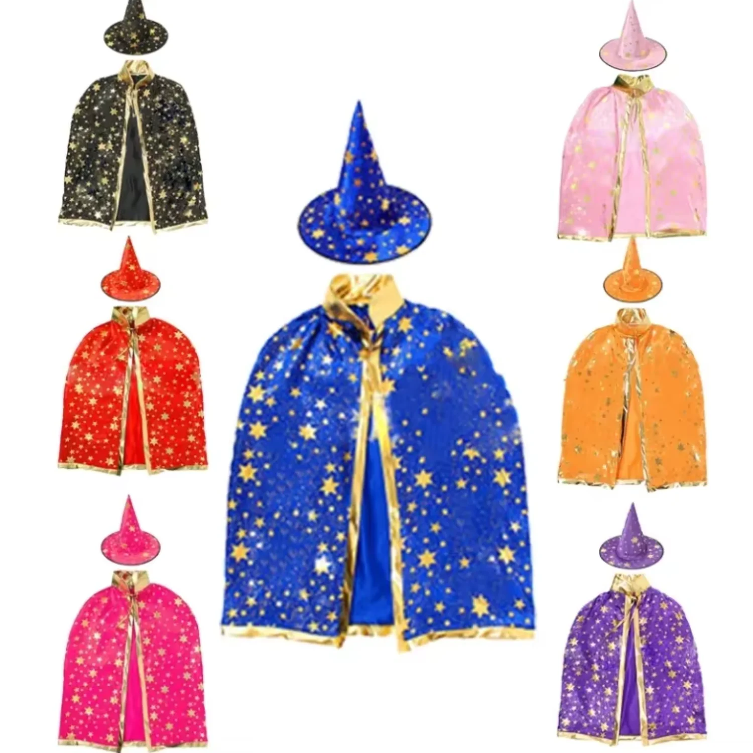 Halloween Kids Costume Set Cloth Halloween Role-Playing Cloak for Gift Purpose Lightstick Gloves Sunglasses Wedding items Glow