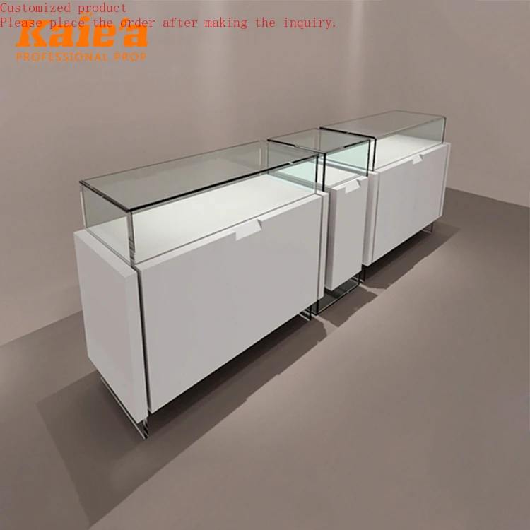 

Jewelry Shop Jewelry Showcase Standing Cabinet Display Wooden Jewellery Display Showcase Wood Glass Display Cabinet for Jewelry