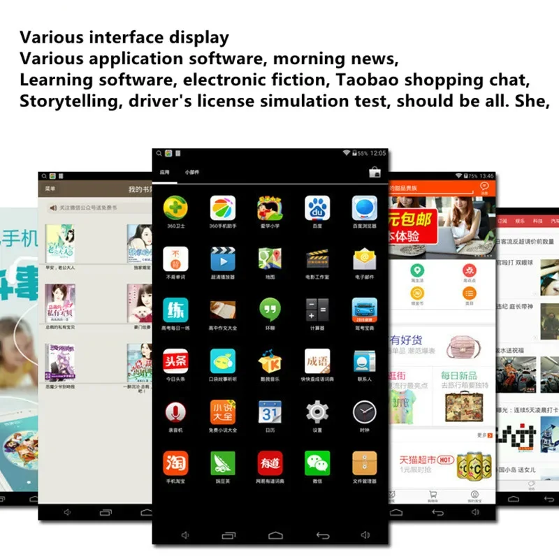 9 بوصة 8G MP4 MP3 بلوتوث HD لاعب اللوحي اللاسلكية فيديو صور تسجيل الكتاب الإلكتروني واي فاي ألعاب الإنترنت وحدة التحكم نظام أندرويد 4.4
