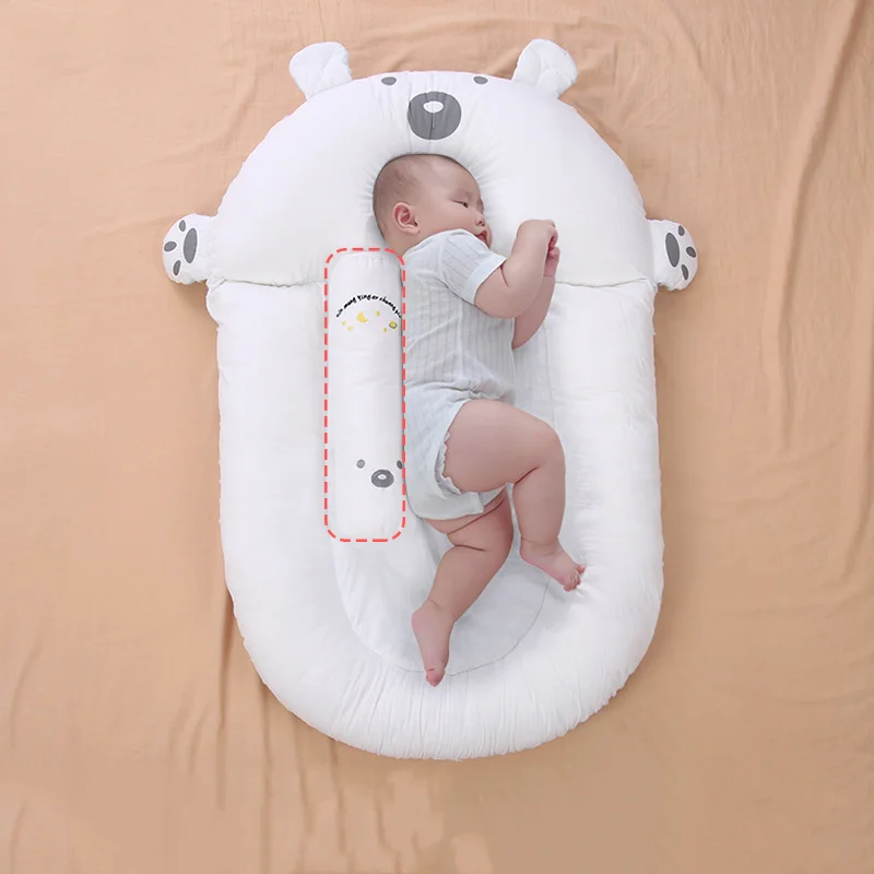 Newborn Baby Anti-spitting Milk, Ramp Cushion Bed in the Bed, Bionic Soothing Sleep Artifact Diaper Table Changing Pad