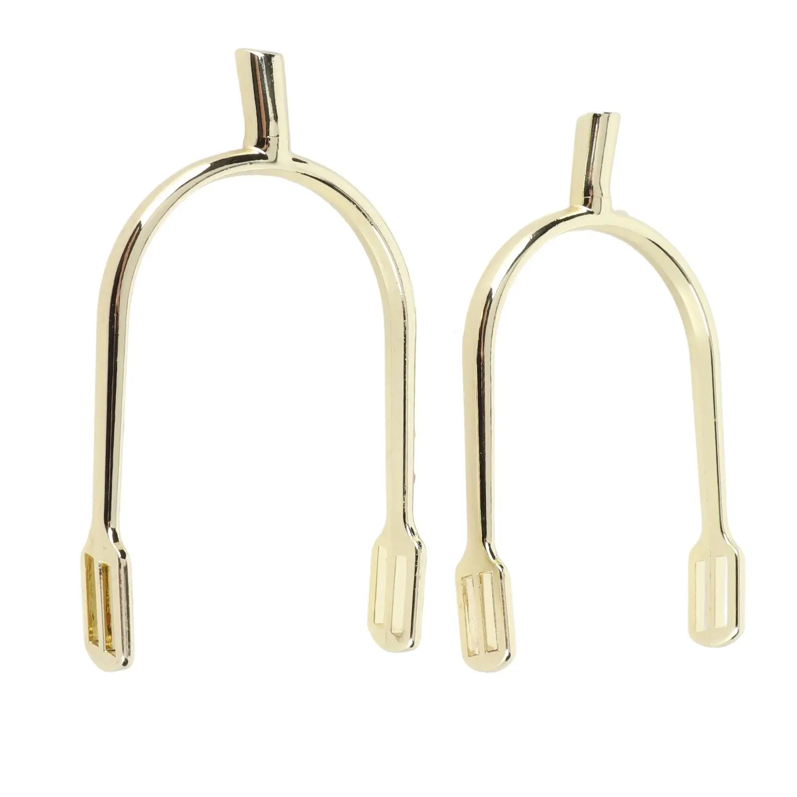 Узкие хромированные шпоры для молодых девушек, стильная латунная отделка из цинкового сплава с золотой отделкой для снаряжения для верховой езды