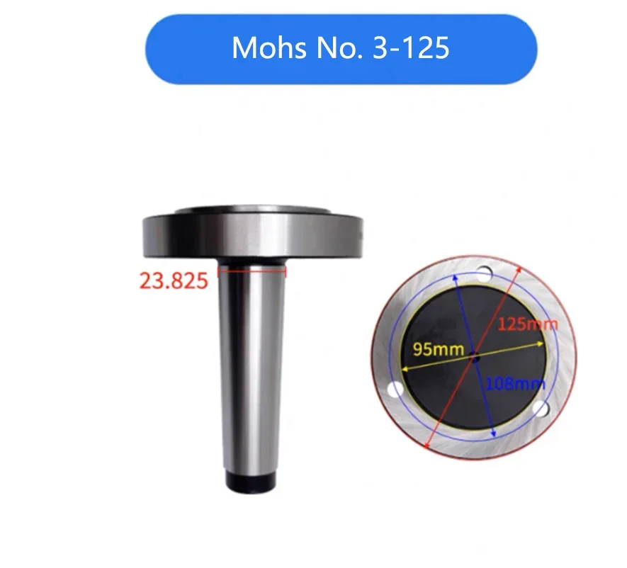 MT3 Chuck Adapter Morse Taper Chuck Flange 125mm Fix Type Morse Lathe Chuck Flange MT3-125 For K11-125 K12-125 Lathe