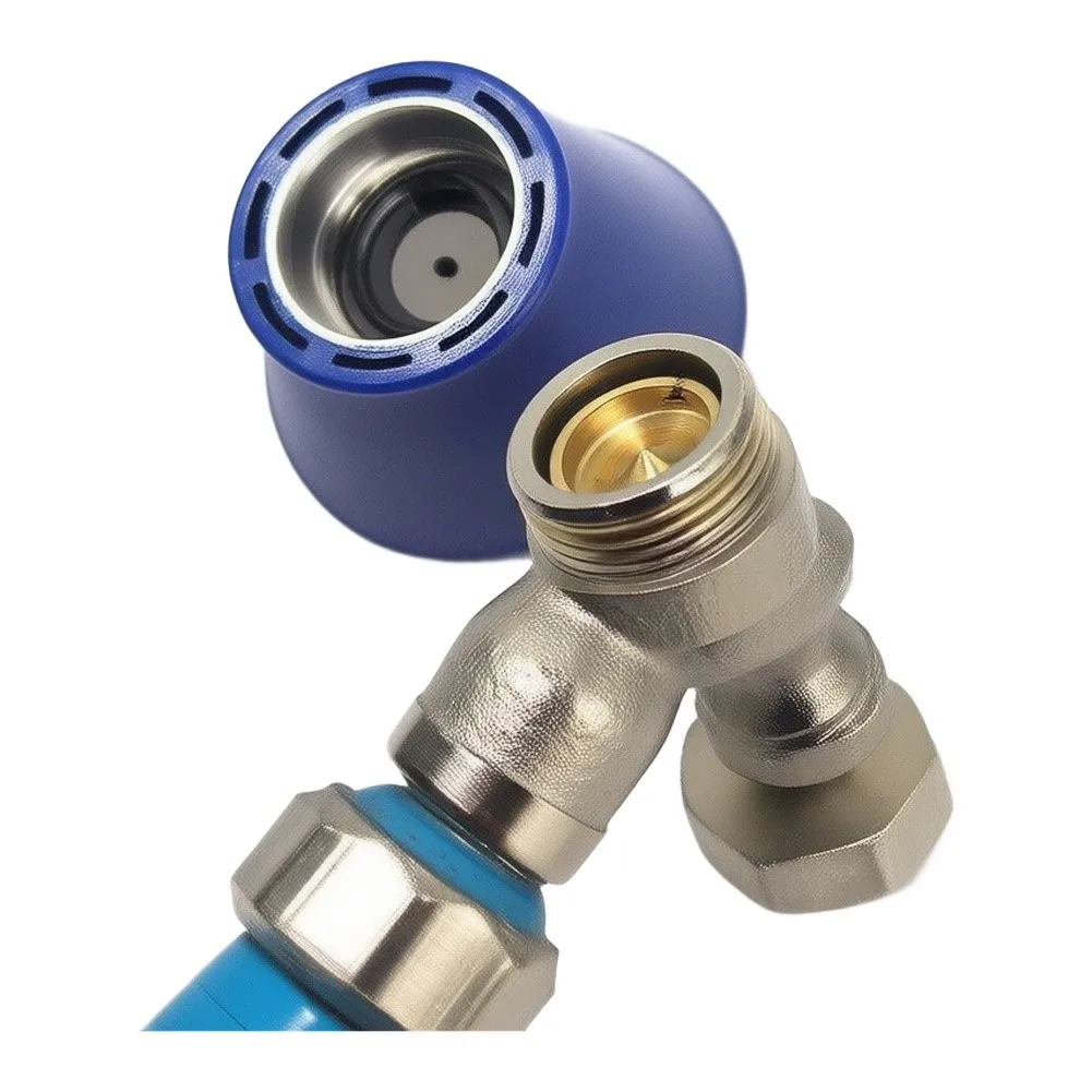 Stainless Steel Garden Sprayer Nozzle with Electric Drive and 45-Degree Adjustable Spray Head for Outdoor Tasks