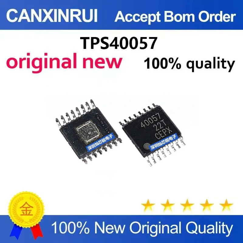 (5-100pieces)Brand New Original TPS40057PWPR TPS40057 SMD TSSOP16 DC Buck Controller