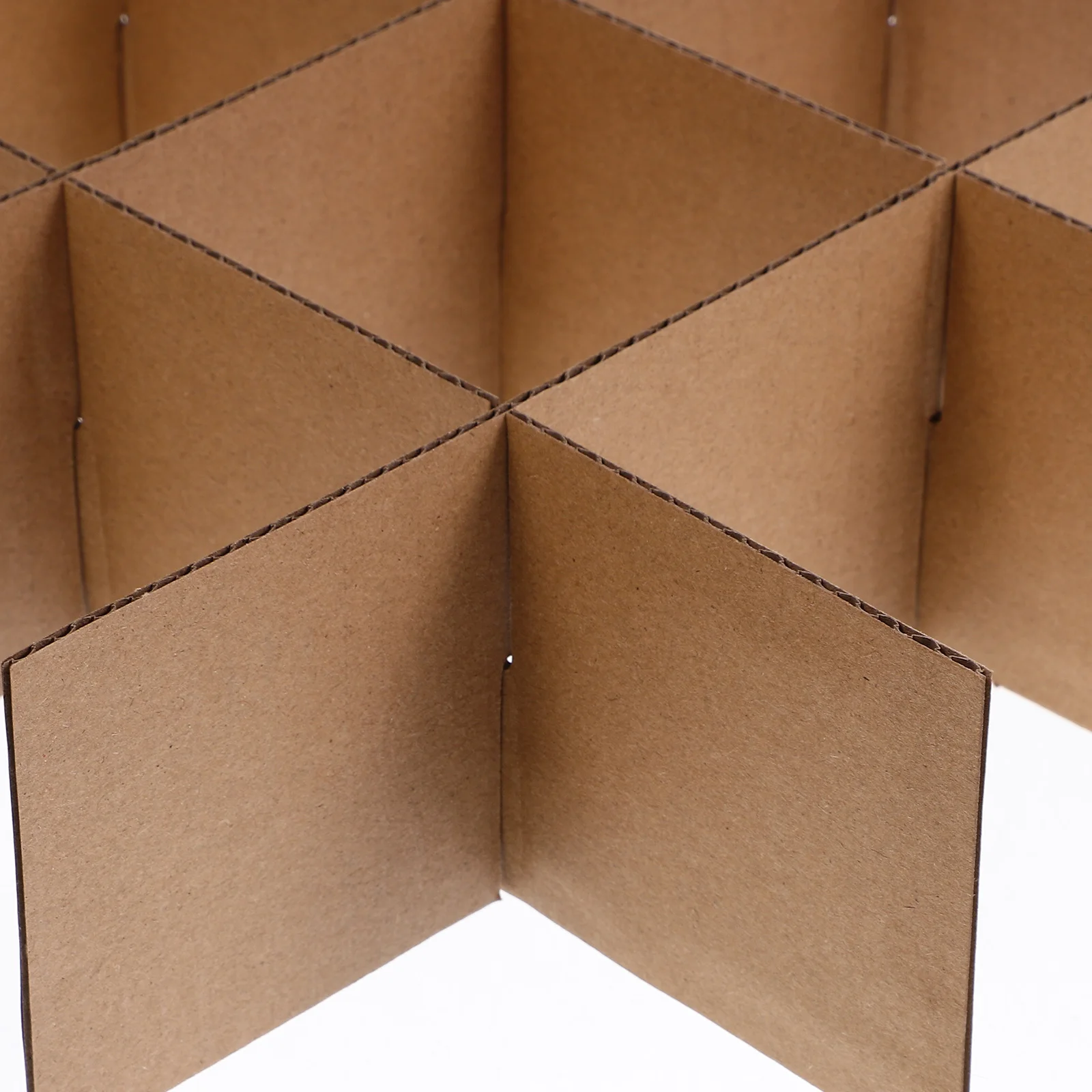 

Cardboard Box Divider 345x345x105mm Grid 82x82x80mm Paperboard for Packing Moving Boxes Glass Plate Storage Shipping Reusable