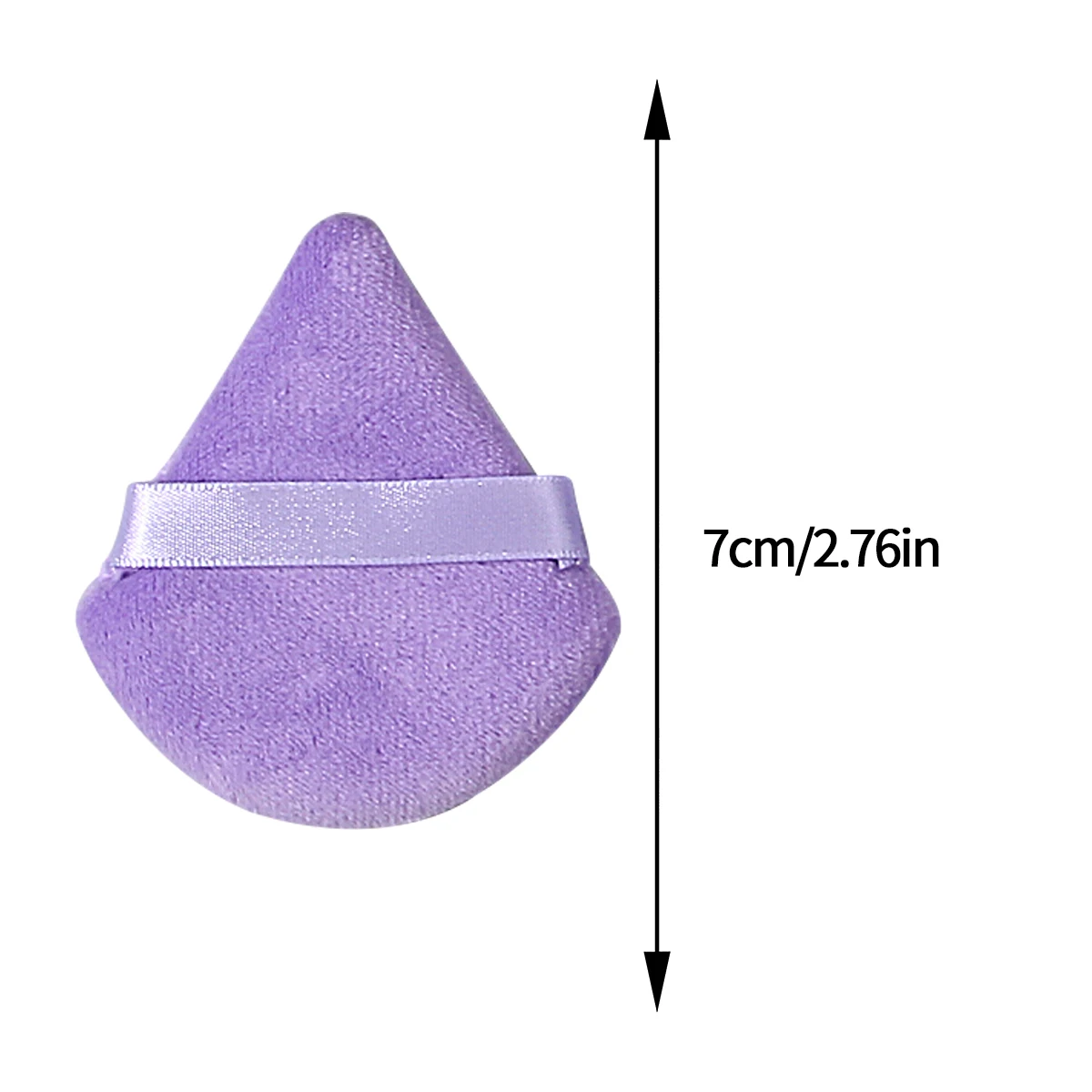 6 stuks superzachte driehoekige spons poederdons droog en nat poeder luchtkussenset voor tweeërlei gebruik make-up en schoonheidsmake-up speciaal