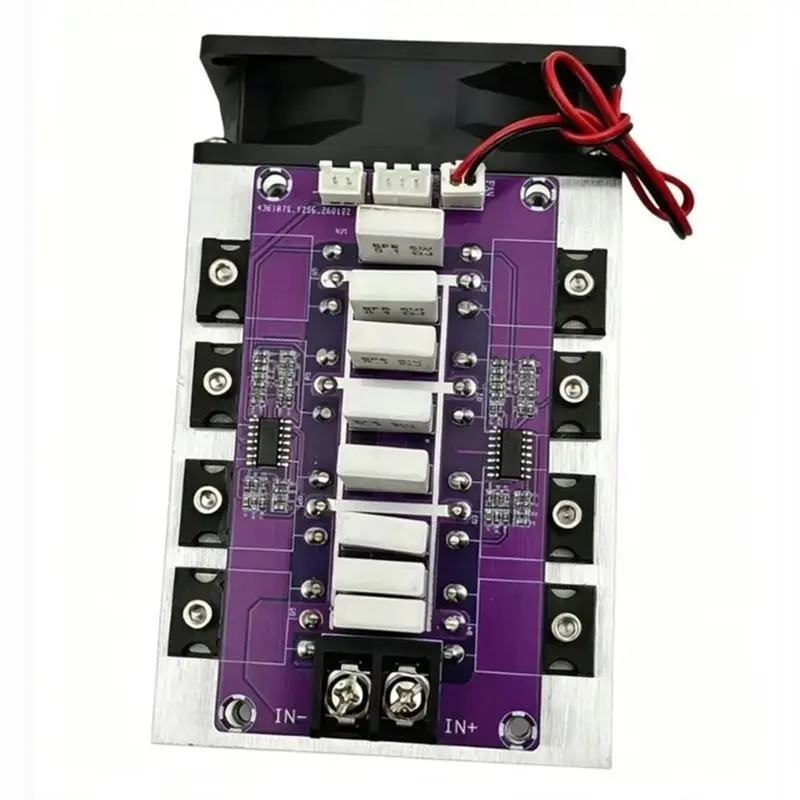 HGHO Adjustable Electronic Load Module 0-100V 20A 500W High Power Tester Constant Current Voltage