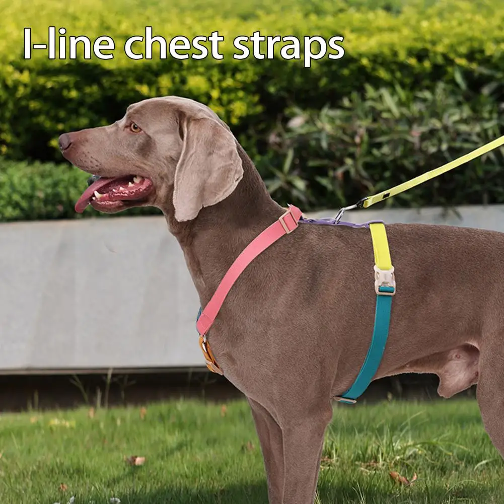 Convenient Long-Lasting Quick Release Cotton No-Choke Walking Dog Harness Chest Strap Dog Harness Vest Multipurpose