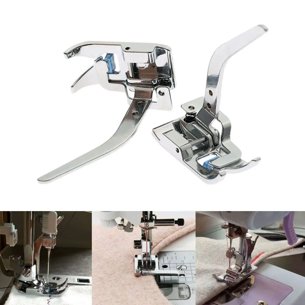 1PC Domestic Sewing Machine Presser Foot Parts Jumper Prevent Imitation Synchronization Thin Stretch Fabric Clamp