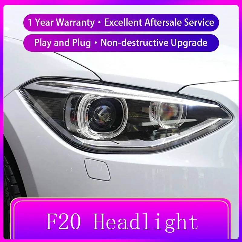 Headlights For BMW 1 Series F20 120i 130i 2012-2014 Front Light DRL Head Lamp Turn Signal LED Configure Daylight Car Accessories