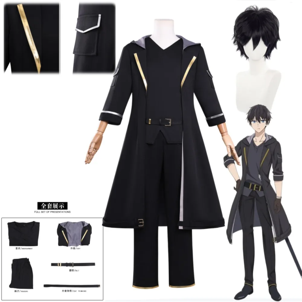 

I Was Kicked Out of The Hero's Party Orenduru Black Uniform Cosplay Costume Full Unisex Adult Anime Halloween Comic Con Outfit