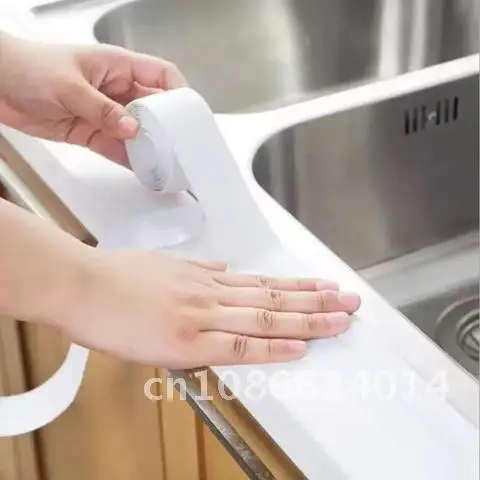 

Наклейки, уплотнительная лента для ванной комнаты, раковины, душа, ванной, водонепроницаемая полоса, настенная угловая линия для туалета, зазор для пасты