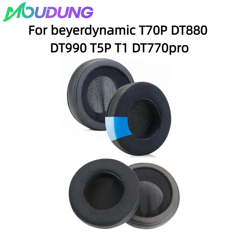 

For beyerdynamic T70P DT880 DT990 T5P T1 DT770pro Original earmuffs with buckle Headphones Memory Foam Ear Cushions High Quality
