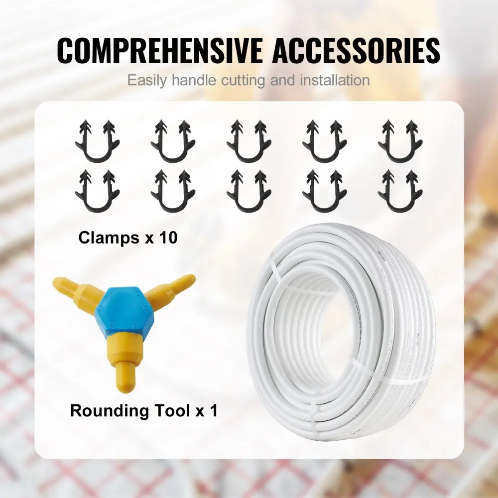 Diâmetro do VEVOR-PEX-AL-PEX Tube, tubulação plástica do composto do alumínio, barreira do oxigênio, assoalho radiante