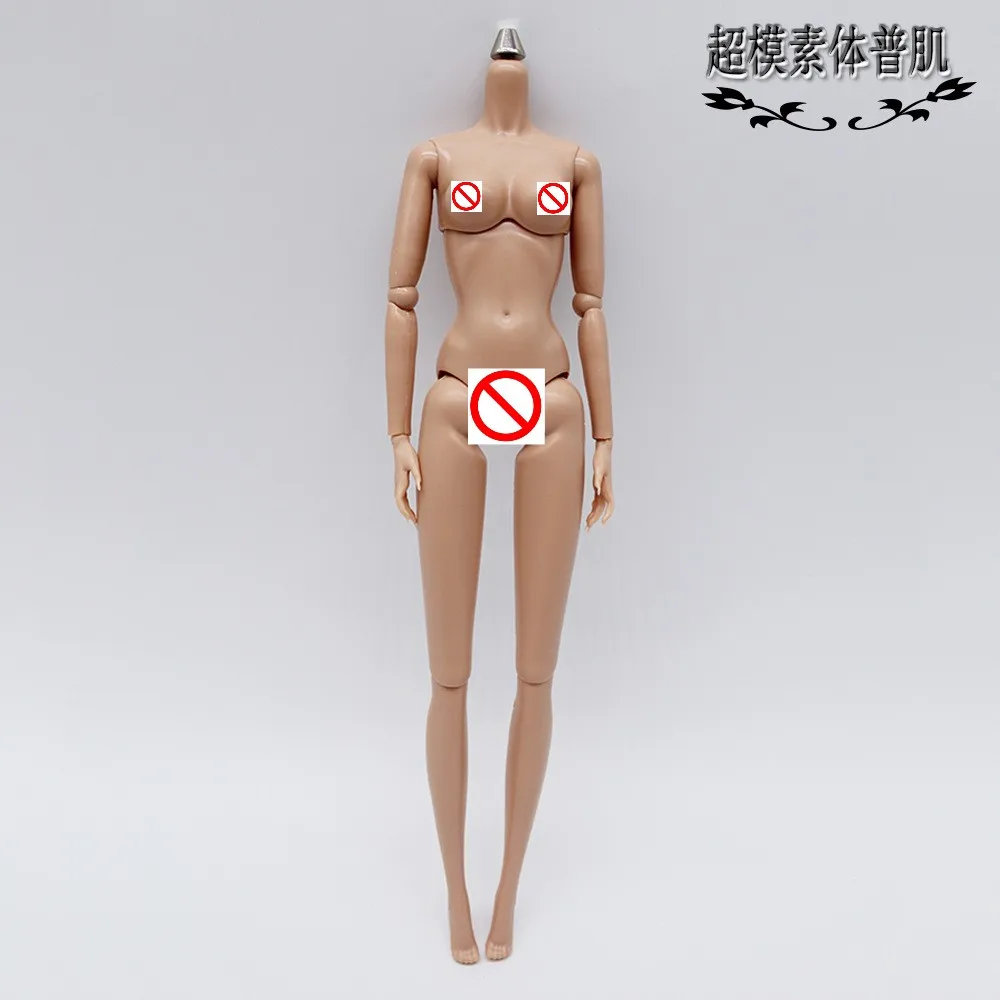 

1/6 Female Body Toy Joints Movable 8 Colors Luly Body Figure Super White Beige Coffee Black Brown Doll Body