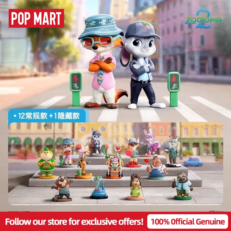 

Genuine POPMART DISNEY ZOOTOPIA NEXT ADVENTURE Series Blind Box Toys Kawaii Anime Action Figure Surprise Mystery Box Dolls Girl