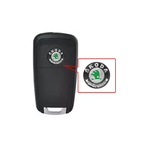 10 best sales skoda key logo sticker - №2