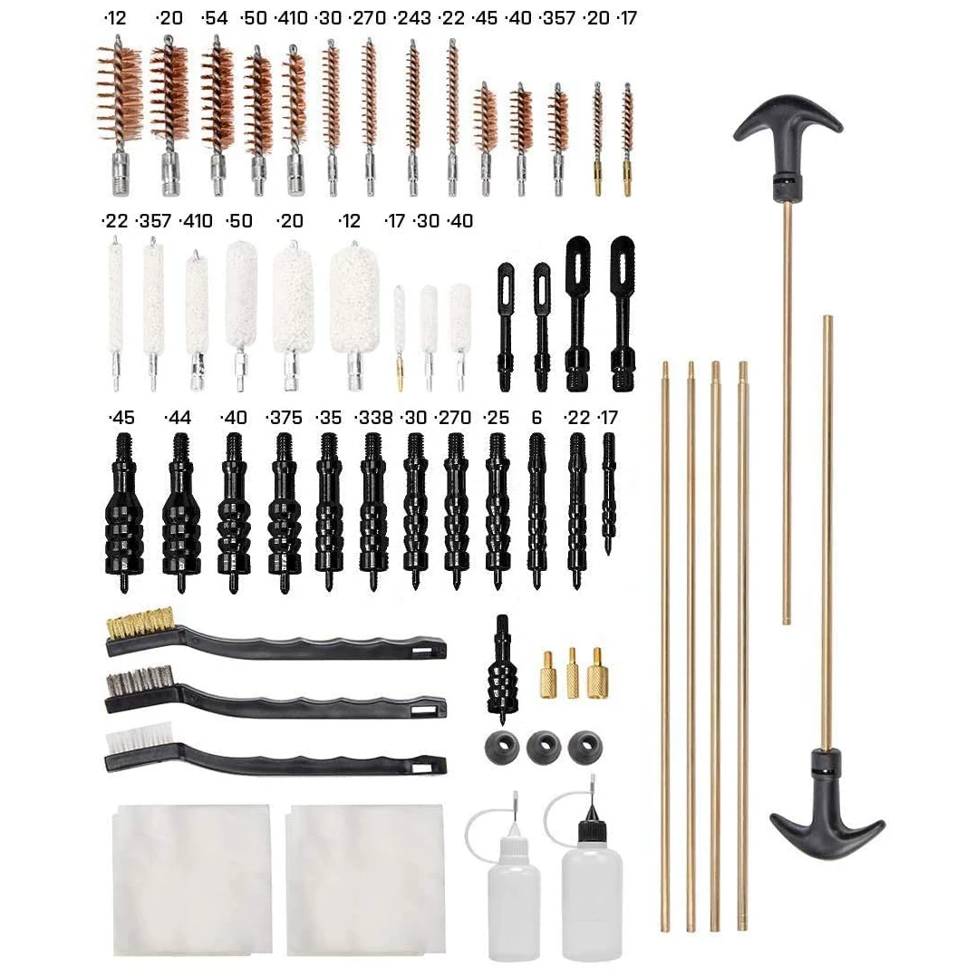 2025 Новый набор для чистки пистолета для AR15 AR10 M4 M16 AK47 Glock G17 G19 G22 G34 G43X M9 1911 USP Airsoft Pistol Hot
