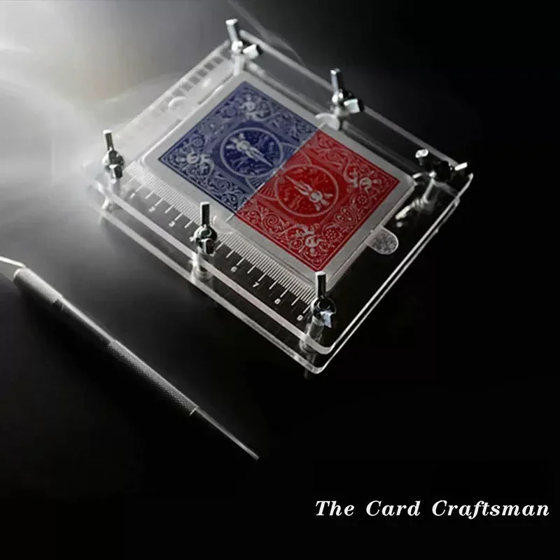 De Card Craftsman van Amor Magic Poker Cutter Handkaart maken Tool Poker Magia Accessoires Magische rekwisieten Professionele goochelaar