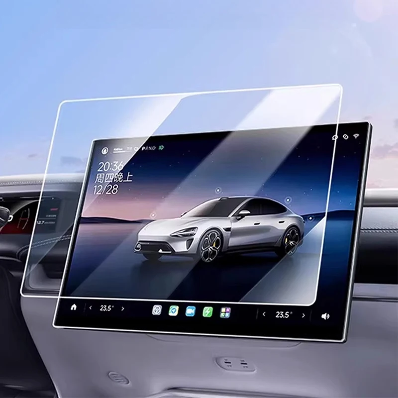 For Xiaomi SU7/YU7 Car Central Control Navigation Display Tempered Glass Screen Protector Interior Protective Accessories