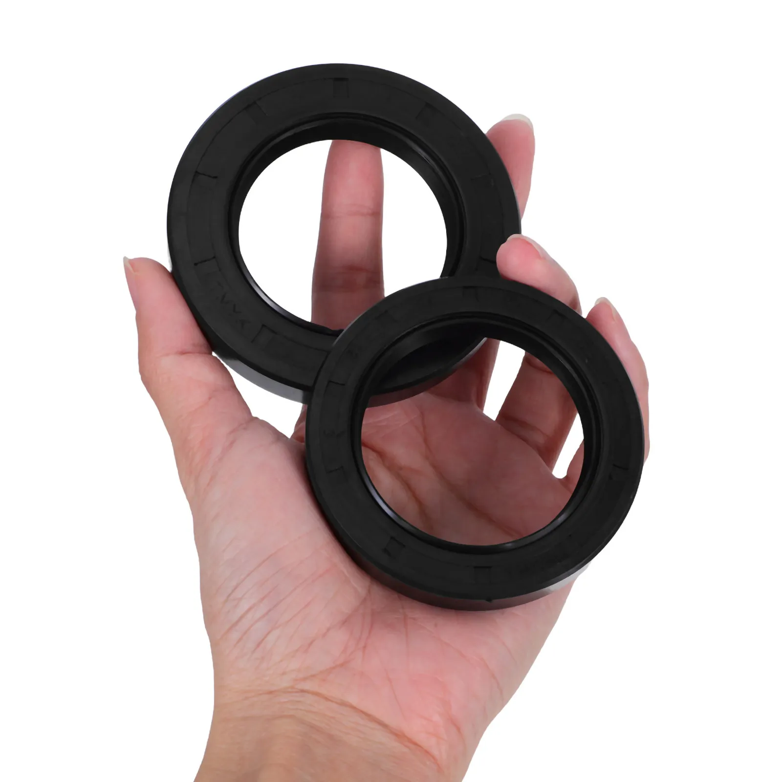 4Pcs Air Compressor Sealing Rings Oil Blocking Leakproof Gaskets High Performance Replacement Pump Oil Blocking Seals Industrial