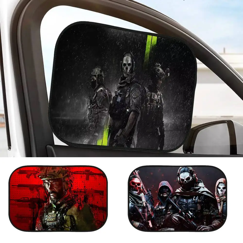 

C-Call Of D-Duty универсальные автомобильные оконные шторы, солнцезащитные чехлы для сидений, защита от солнца, статические чехлы для автомобилей, затемняющие шторы для транспортных средств