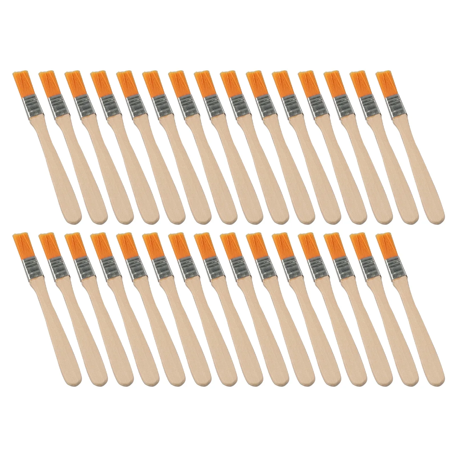30pcs Brush Set Cleaning Brush Set Secure Bristle Placement Various Brush Sizes Ergonomic Handle Long-term Use For Varnish