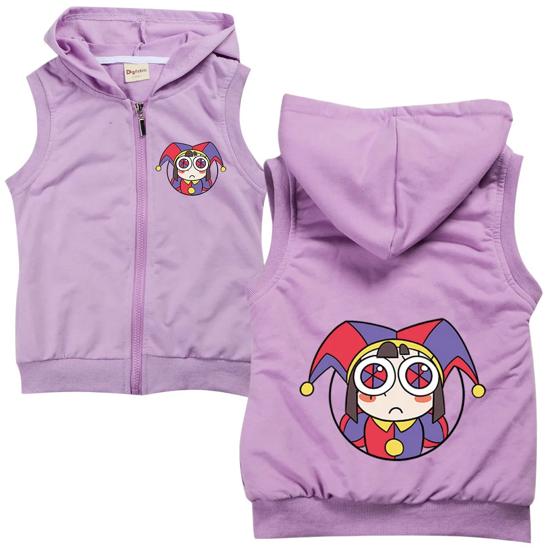 

The Amazing Digital Circus Clothes Kids Pomni Jax Jumper Baby Girls Hooded Zipper Jacket Boys Cartoon Long Sleeve Casual Coats