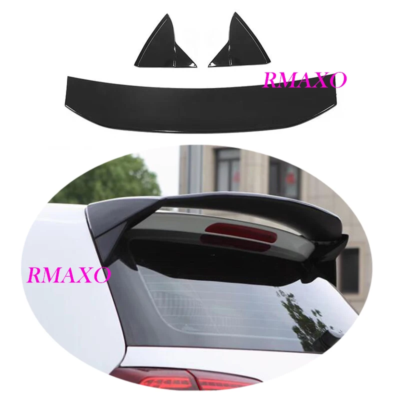 For Volkswagen GOLF 7 MK7 Spoiler 2014-2018 GOLF 7.5 stand spoiler ABS Material Car Rear Wing Color Rear Spoiler