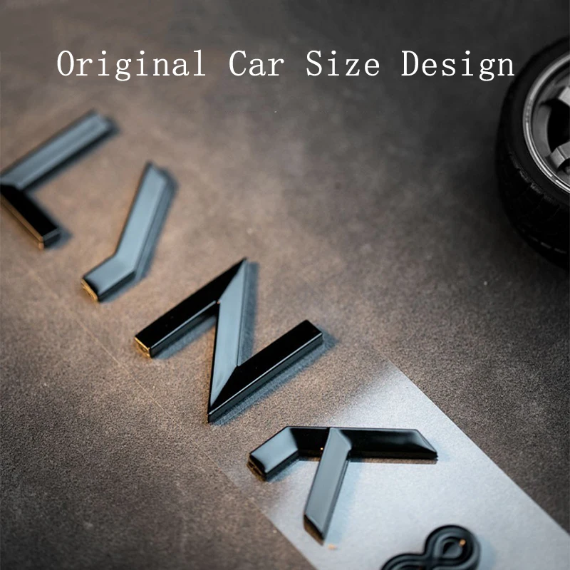 Car Rear Trunk Words Letters Logo Replace Badge Emblem Decals Sticker For Lynk&Co 01 03 05 06 AWD Automotive Accessories