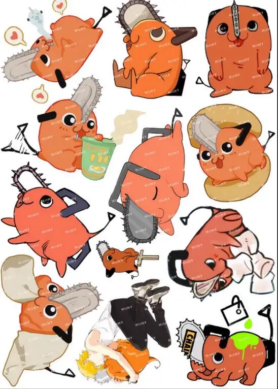 

1 лист, наклейка на бензопилу, 21 х15 см