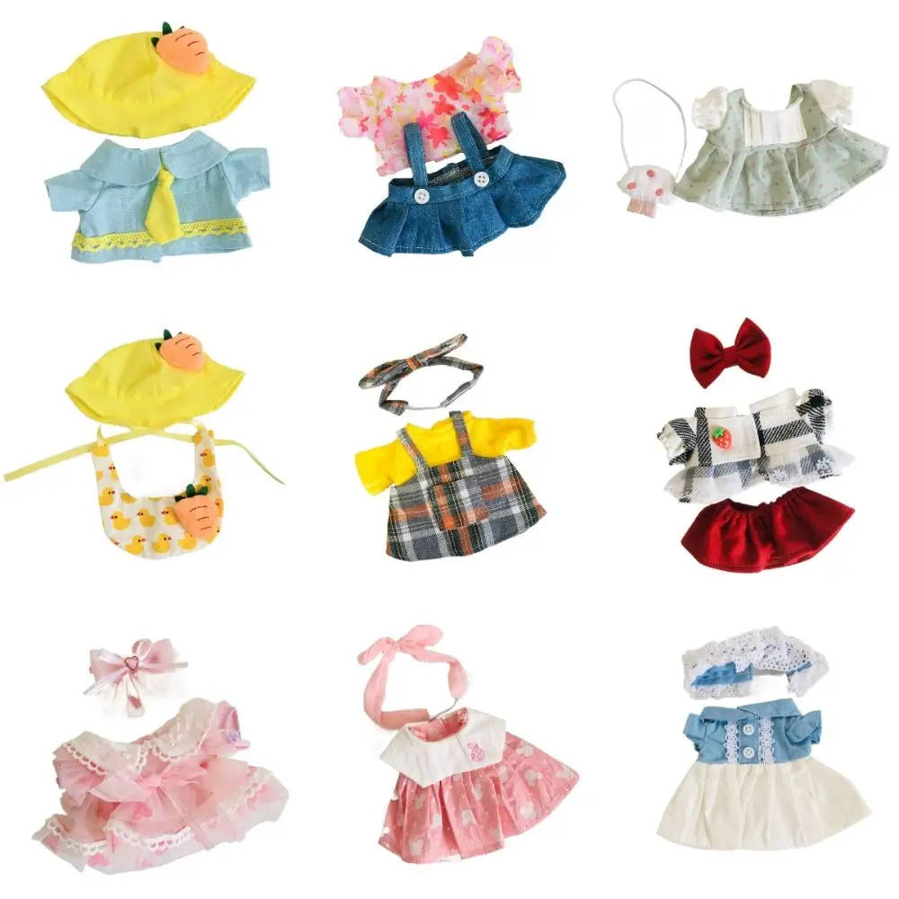 Little Yellow Duck Doll Clothing DIY Dress Up Kawaii Doll Accessories Changing Dressing Game Upset Duck Cloth Decoration