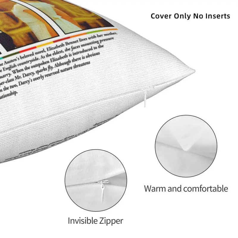 خمر فيلم فخر وتحامل رمي وسادة يغطي الديكور السيد دارسي الوسائد غطاء ل أريكة مربع البوليستر المخدة