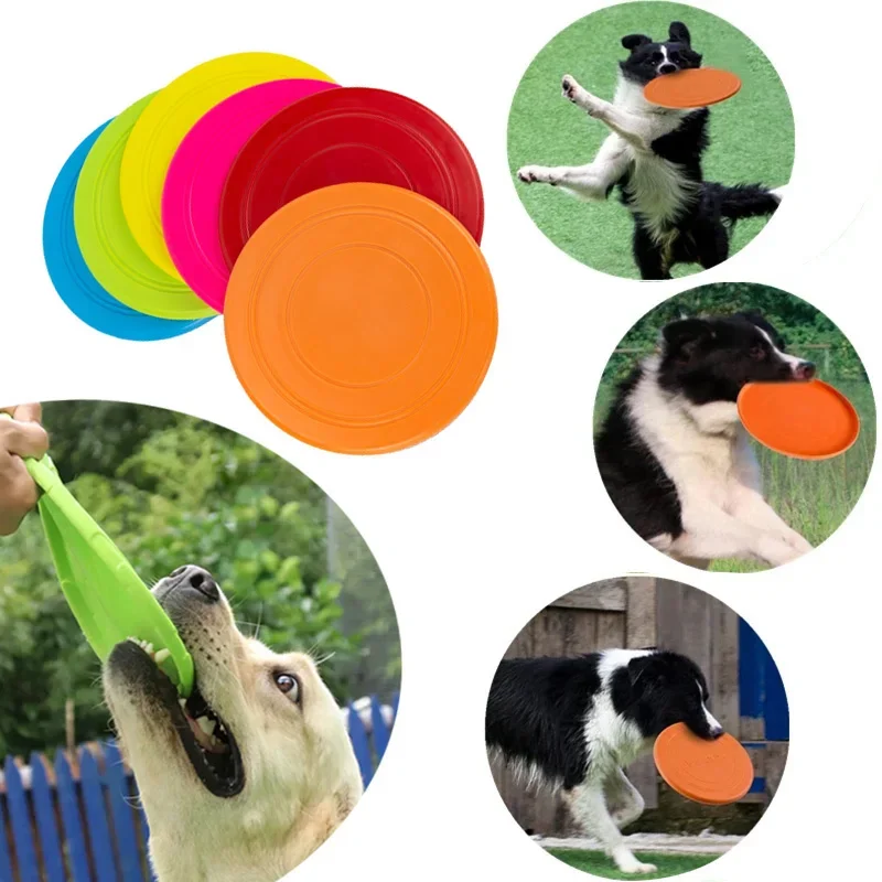 Outdoor Play Flying Dog Toys Training Discs Throwing Durable Bite-resistant Pet Supplies Interactive Disc Dog Toy Water-floating
