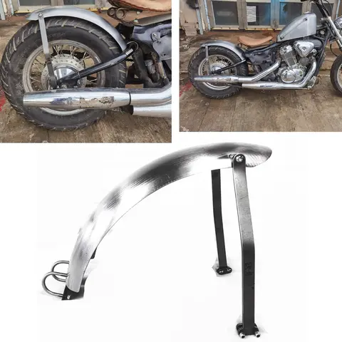 Honda Steed 400 600 용 후방 펜더 앞치마 Motocycle 강판 오토바이 머드 가드 보드 커버