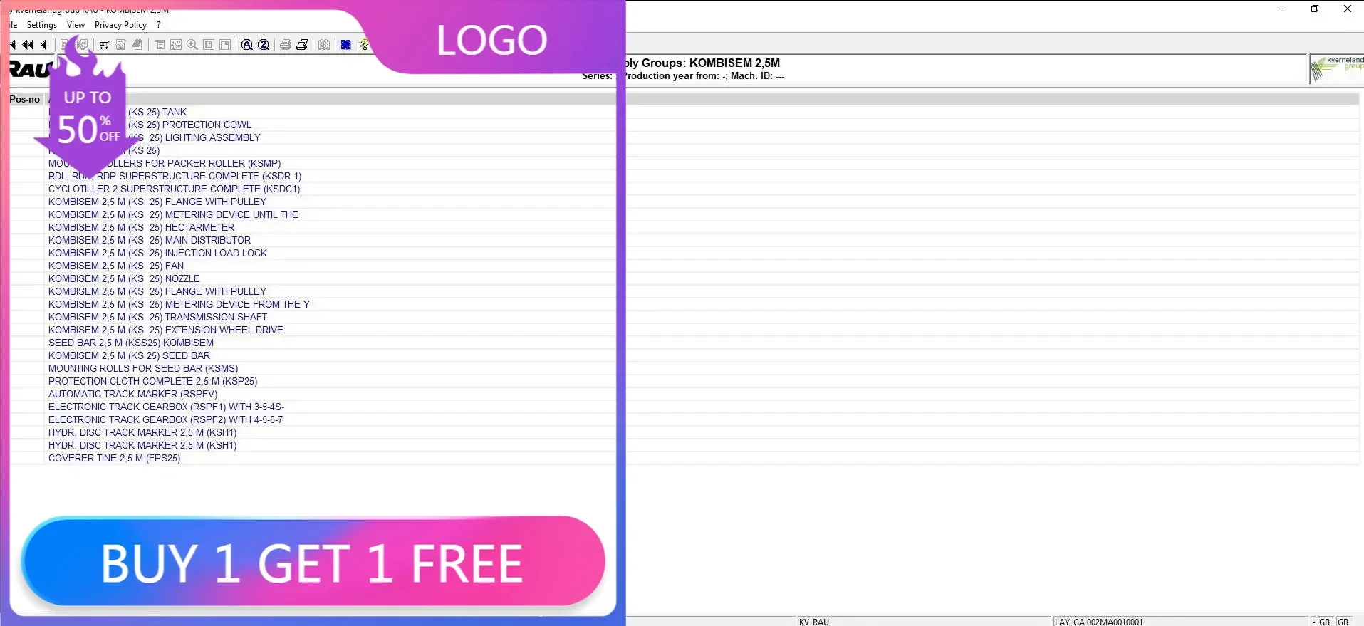 

SpecDiag RAU Сельскохозяйственное оборудование EPC 2019, каталог электронных запчастей, DVD