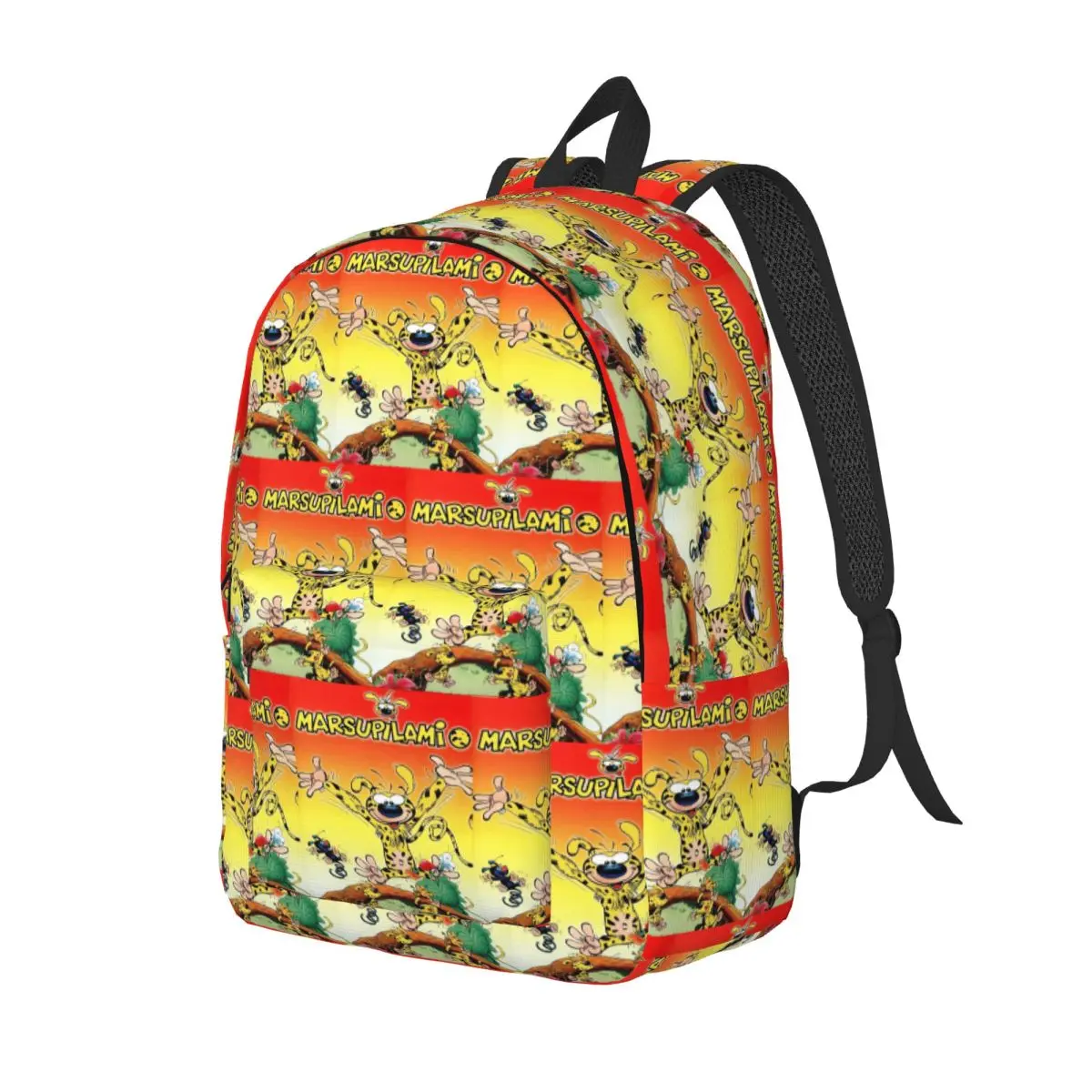 

Art - Marsupilami Cartoon Anime Backpack Daypack Large Capacity Kids BookBag School Bag Shoulder Bags for Men Women