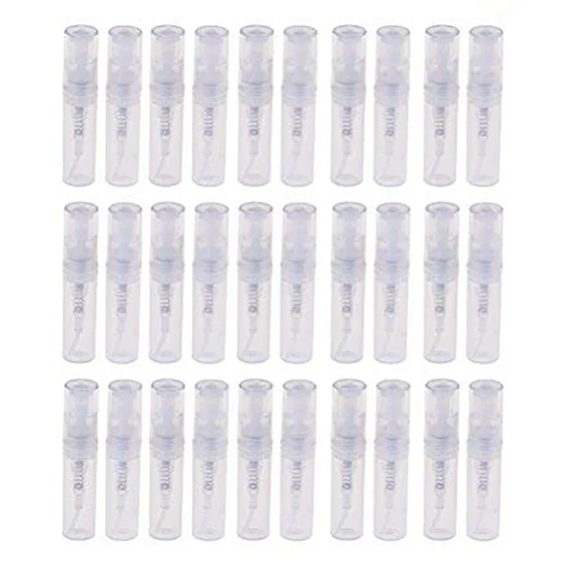 200/100Pcs/Lot Plastic Spray Bottle Small Cosmetic Packing Atomizer Perfume Bottles Atomizing  Liquid Container