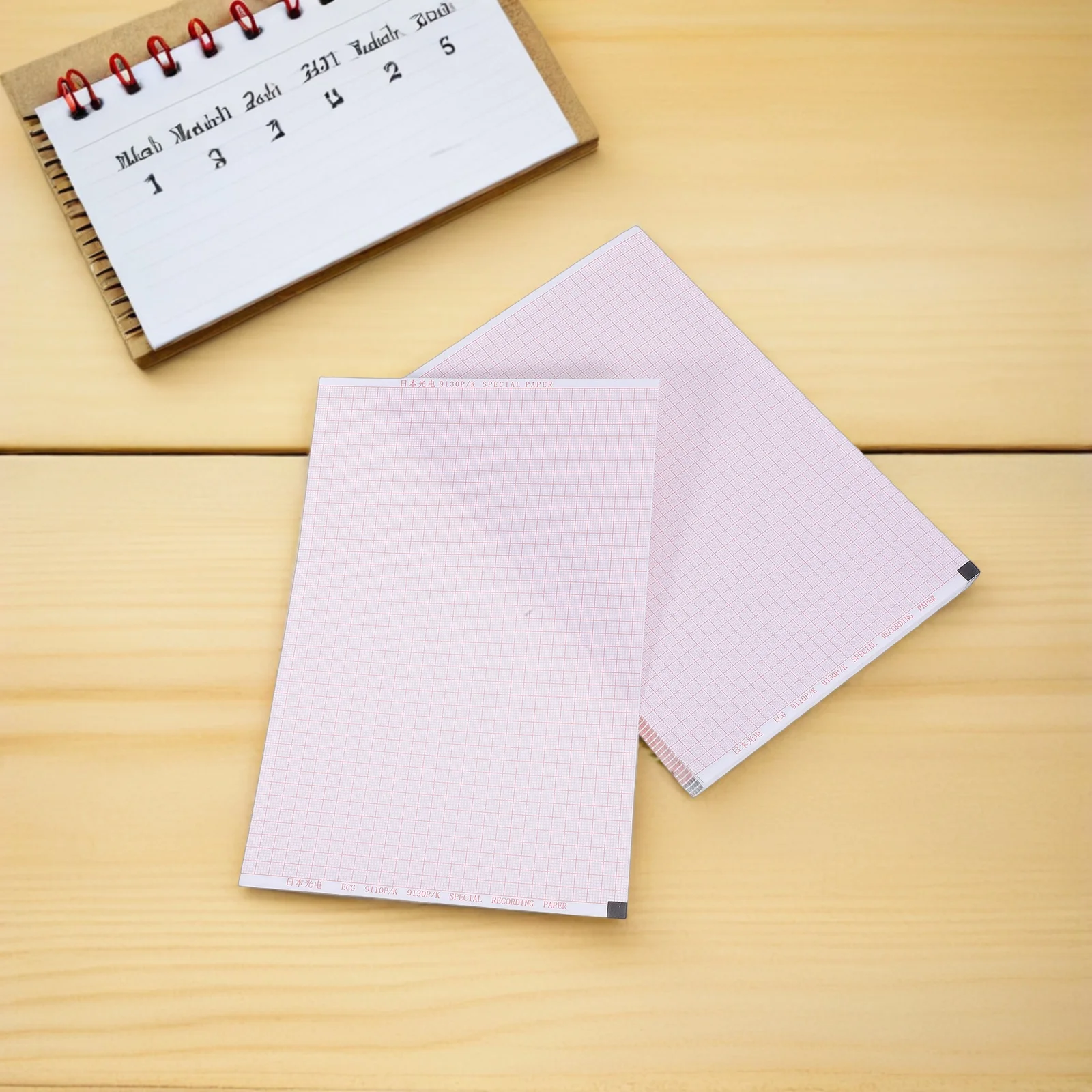 

Electrocardiogram Recording Paper Ecg Book for Diagnostic Machines Medical Devices Pad Equipment Graph Cardiology