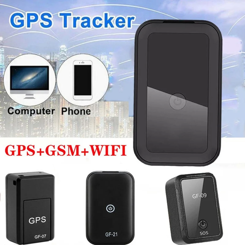 GF-07/09/21 Mini GPS Tracker Car GPS Locator WIFI+GPS+LBS Anti-theft Anti-lost Device for Vehicle Pets Kids Olders Wallent