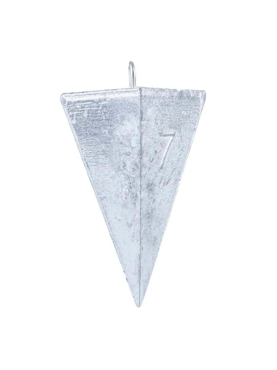 Plombs de pêche pyramidsurf triangulaires, 4 pièces, 1oz 2oz 3oz 4oz 5oz 7oz conique 4 coins pour la pêche en plein air