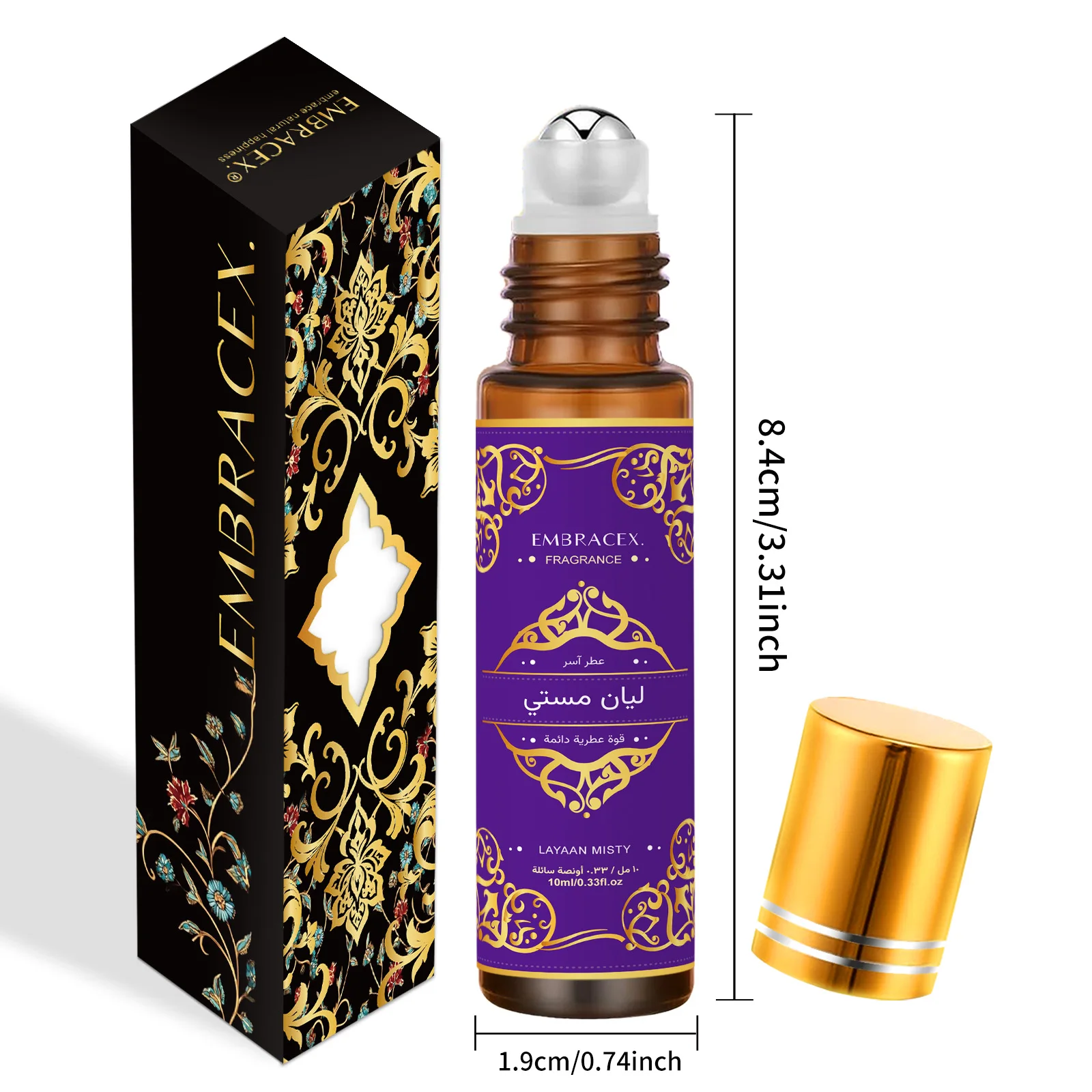 10ml Layaan Misty Roller Fragrance Oils ليان مستي Gift Eid Al-Fitr Long Lasting Scent